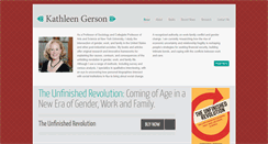 Desktop Screenshot of kathleengerson.com